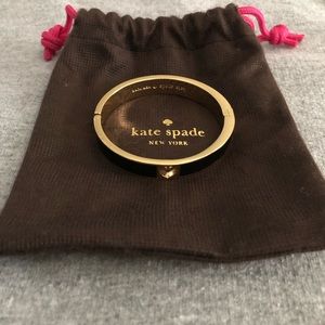 PRICE FIRM* NWOT. Kate Spade bracelet. Black/gold.